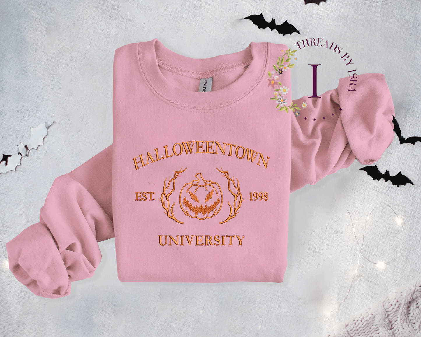 Halloweentown University Embroidered Sweatshirt | Cozy & Spooky Vibes ๐