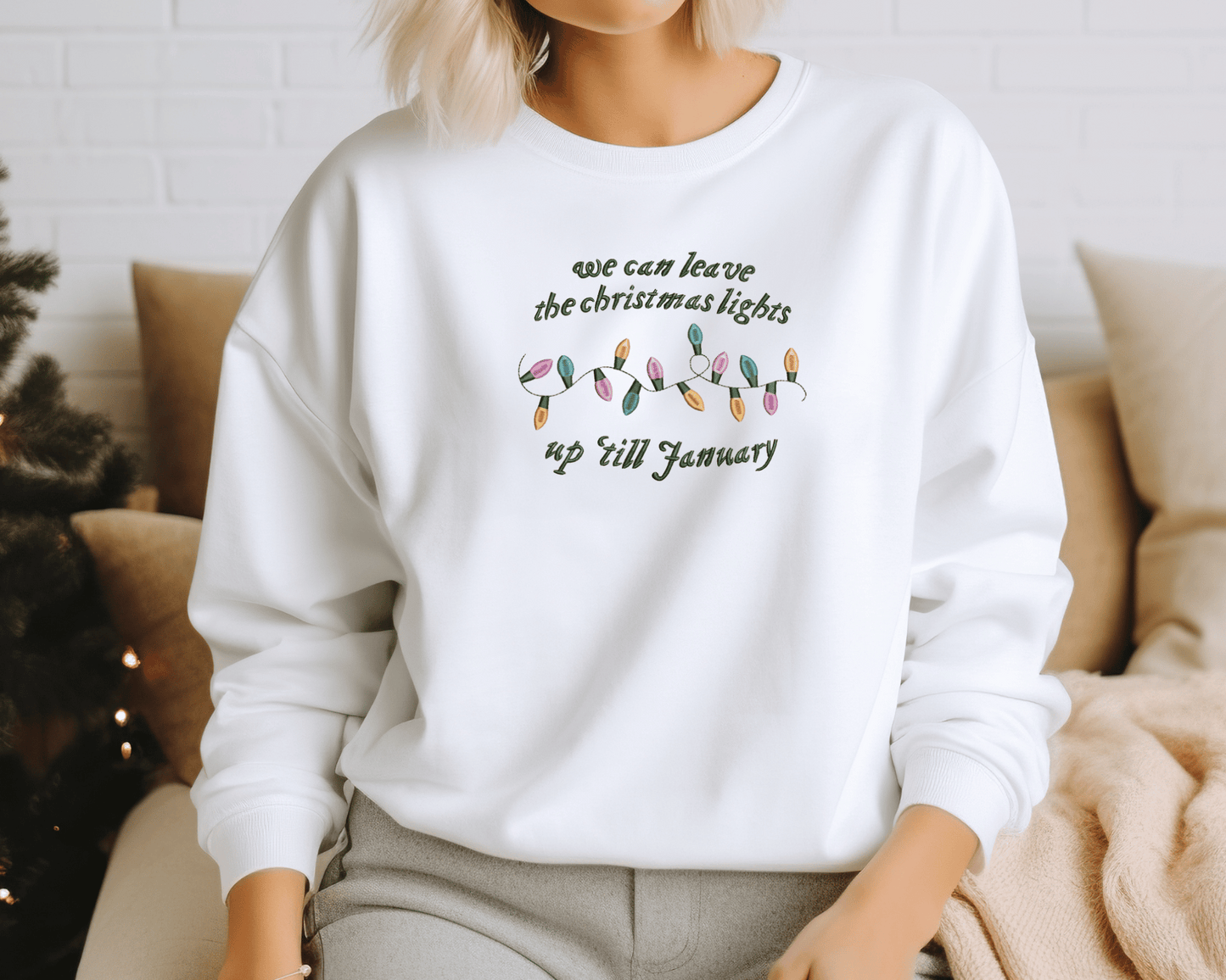 "Lover" Swiftie Christmas Lights Sweatshirt/Hoodie