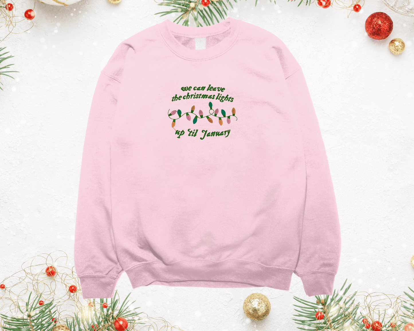 "Lover" Swiftie Christmas Lights Sweatshirt/Hoodie