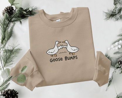 Goose Bumps Funny Cute Embroidered - Unisex Sweatshirt/Hoodie