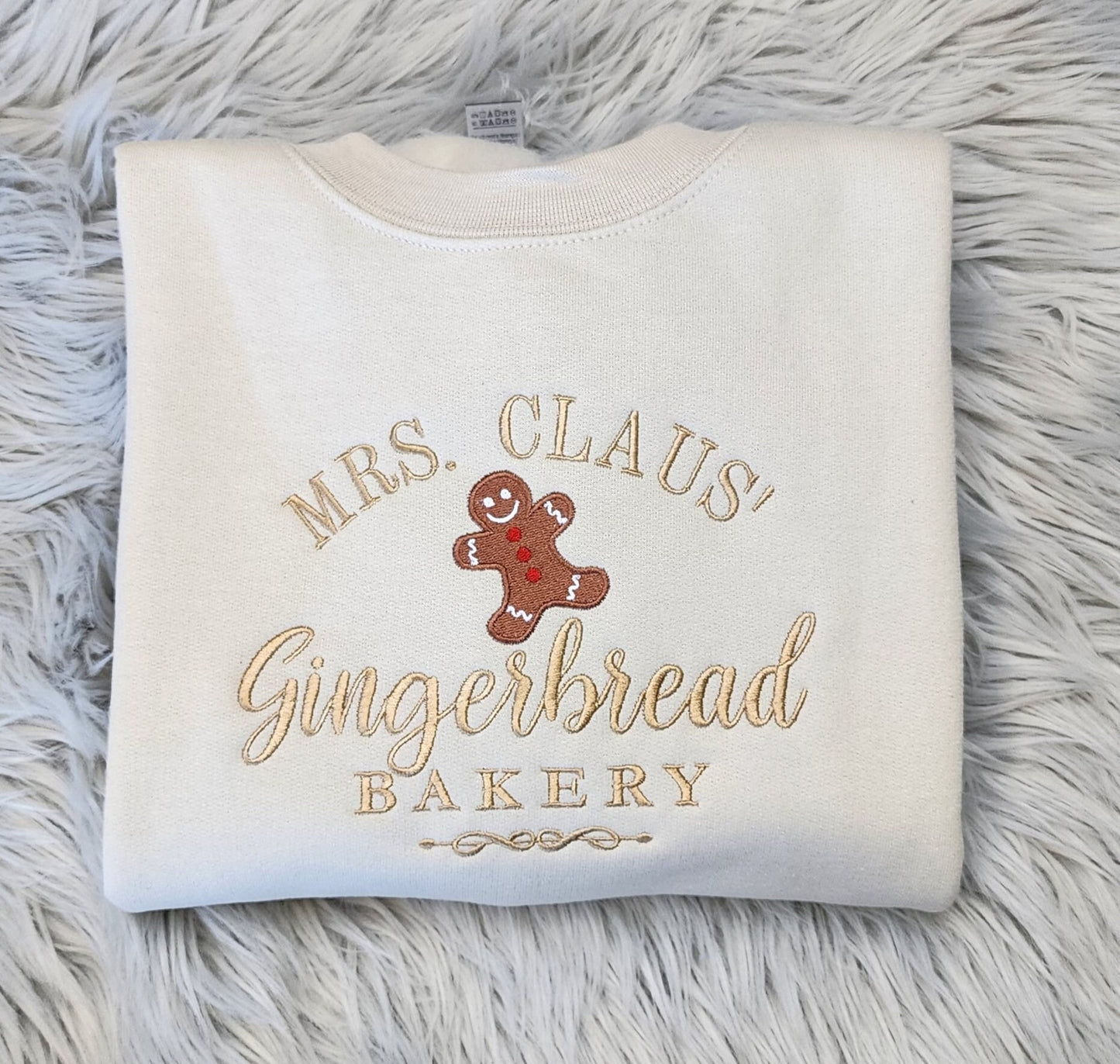 Gingerbread Bakery - Embroidered Crewneck/Hoodie