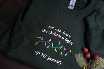 "Lover" Swiftie Christmas Lights Sweatshirt/Hoodie